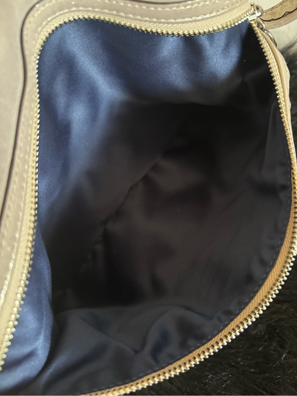 Coach Poppy Metallic finish over leather Shoulder Bag, Excellent condition! - Picture 5 of 7